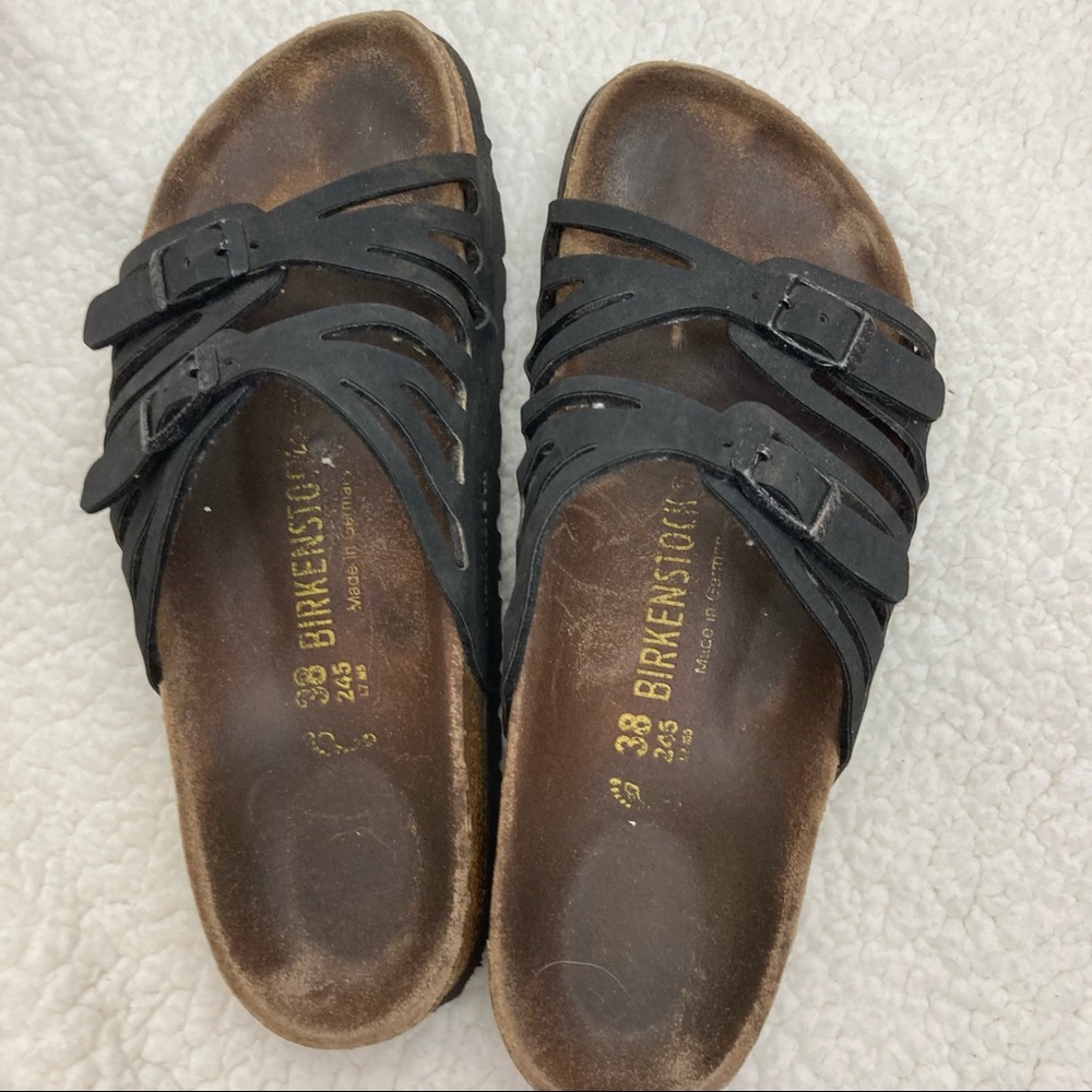 Women’s Granada Birkenstock two strap black
